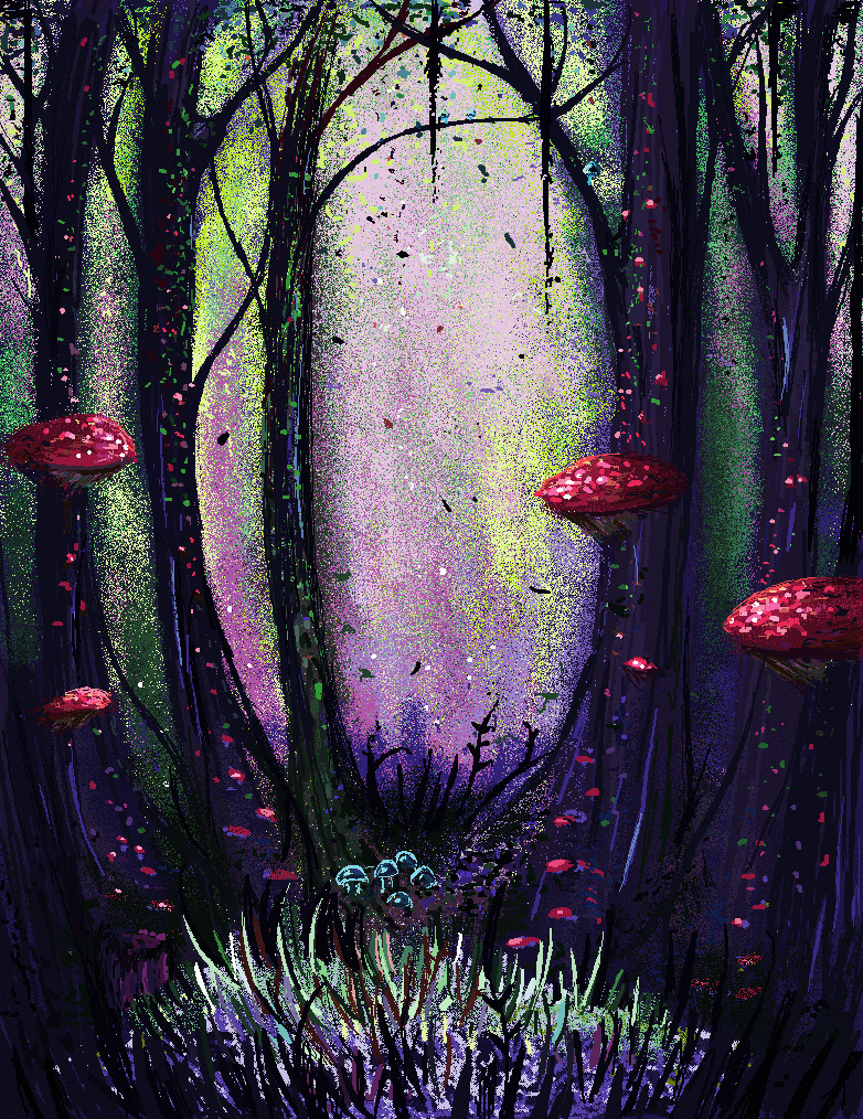 MS paint - Shroom Forest