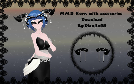 MMD Horns With Accesories Download