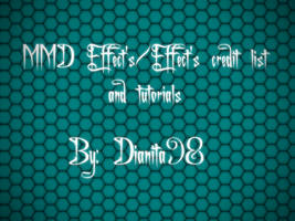 MMD Effect's DL/Effect's credit list and tutorials