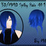 3D/MMD Spiky Hair #1 Download