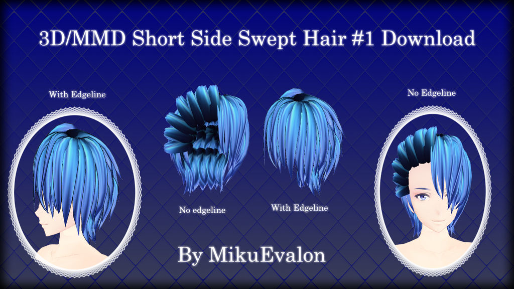 Hair Short hair on MMDMall DeviantArt