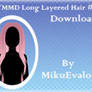3D/MMD Long Layered Hair #1 Download