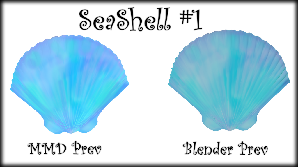 3D Seashell #1 Download by MikuEvalon on DeviantArt