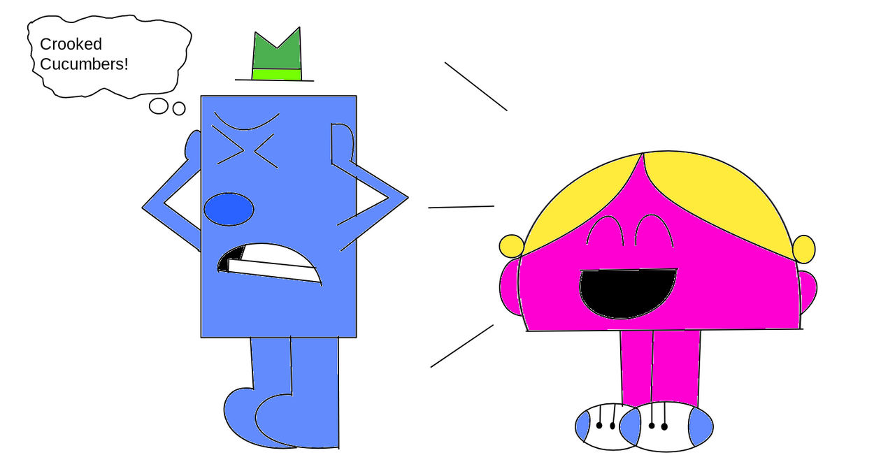 Mr. Grumpy and Miss Chatterbox by KoolKidTwelve on DeviantArt
