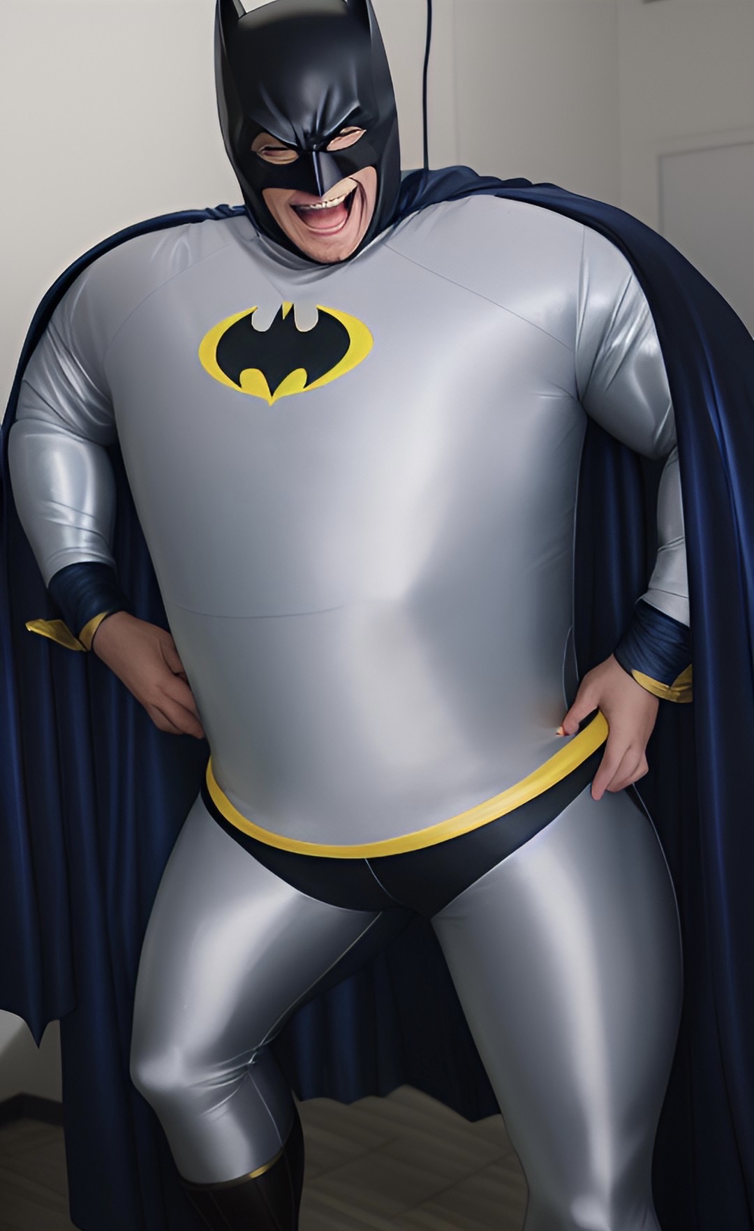 Mesh Inflation Batman Batman inflated with Laughing Gas by TicklesMan on DeviantArt