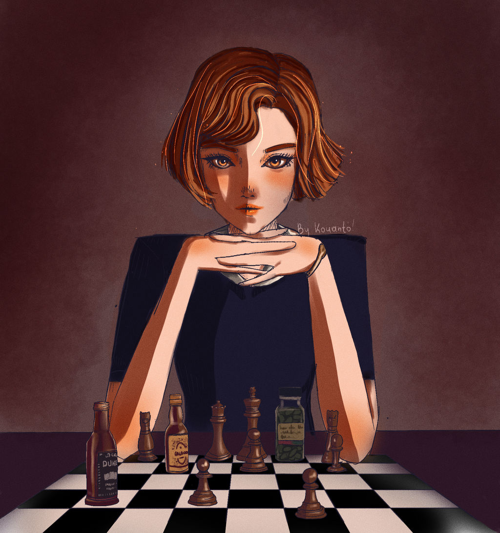 Image of beth harmon from the queen's gambit