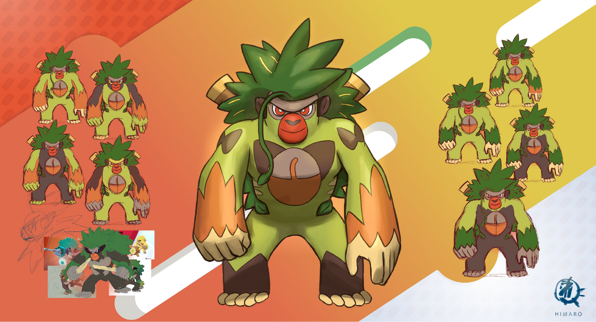 Rillaboom redesign. by Anythingguy on DeviantArt