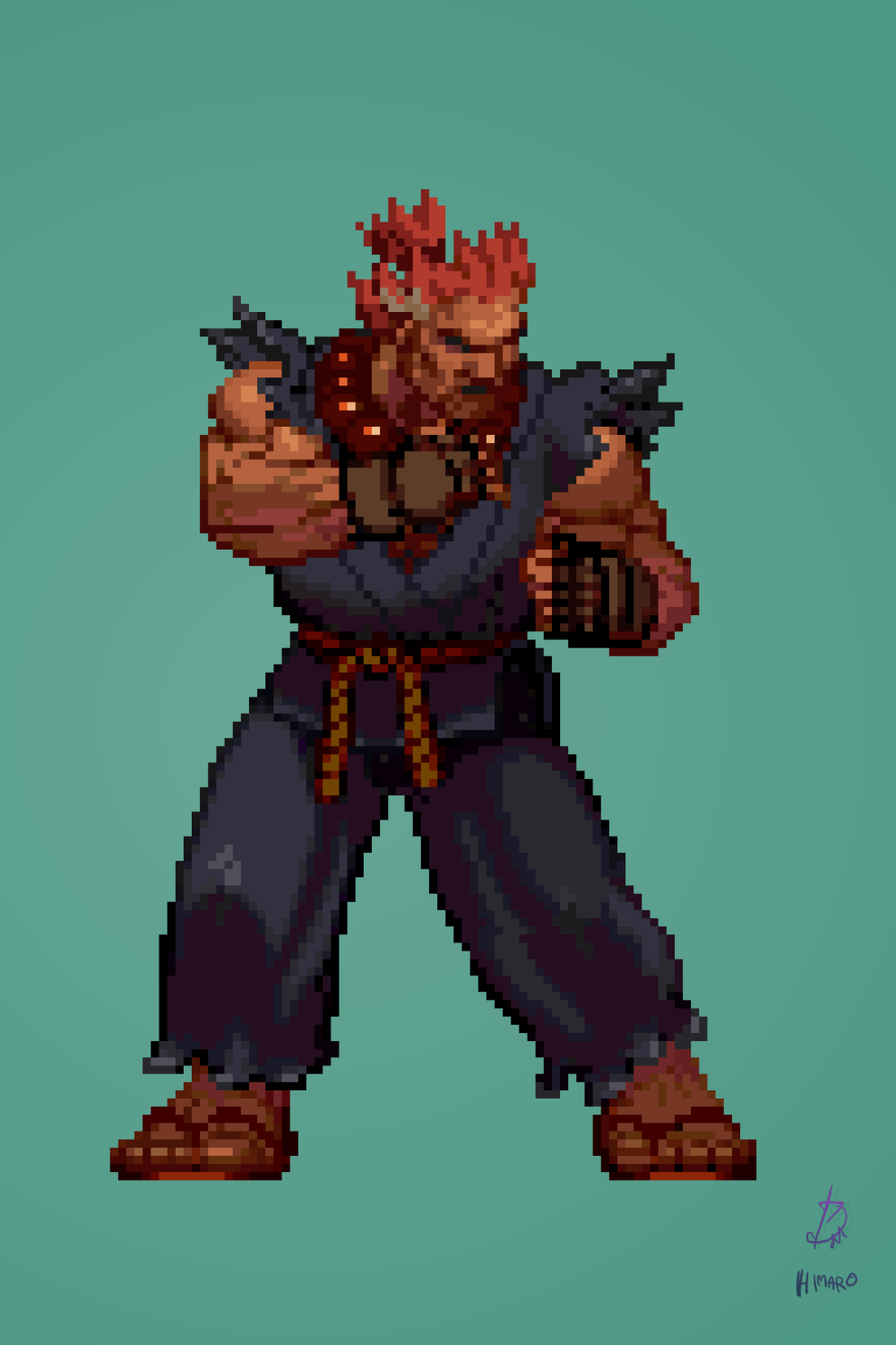 Akuma Third Strike HD by steamboy33 on DeviantArt