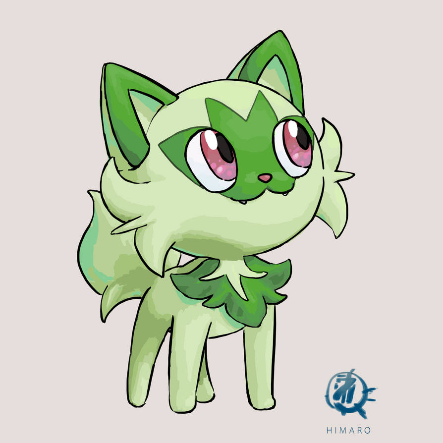 SPRIGATITO drawing 1 by Anythingguy on DeviantArt