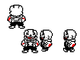 Horror!Sans Overworld Sprites by Coffey12 on DeviantArt