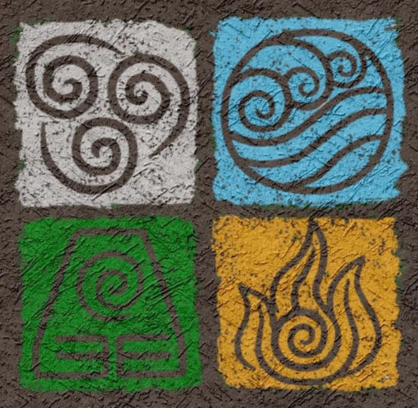 ATLA Bending Elements Colored - Recolor App by RemsInWonderland on ...