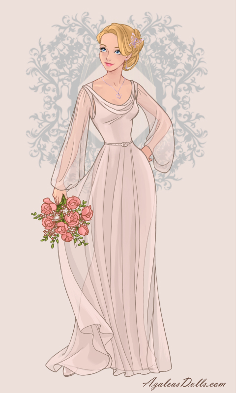 Floral-Lace-Wedding-Dress-by-AzaleasDolls by Lea171997 on DeviantArt
