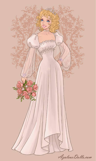 Sexy-High-Slit-Wedding-Dress-by-AzaleasDolls by Lea171997 on DeviantArt