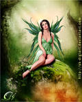 Green Fairy___!  :D by DIGI-3D