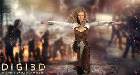 Daz3D Rendering Video game Human Characters__!