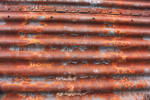 Rusted Corrugated Iron Sheet From Bristol Docks
