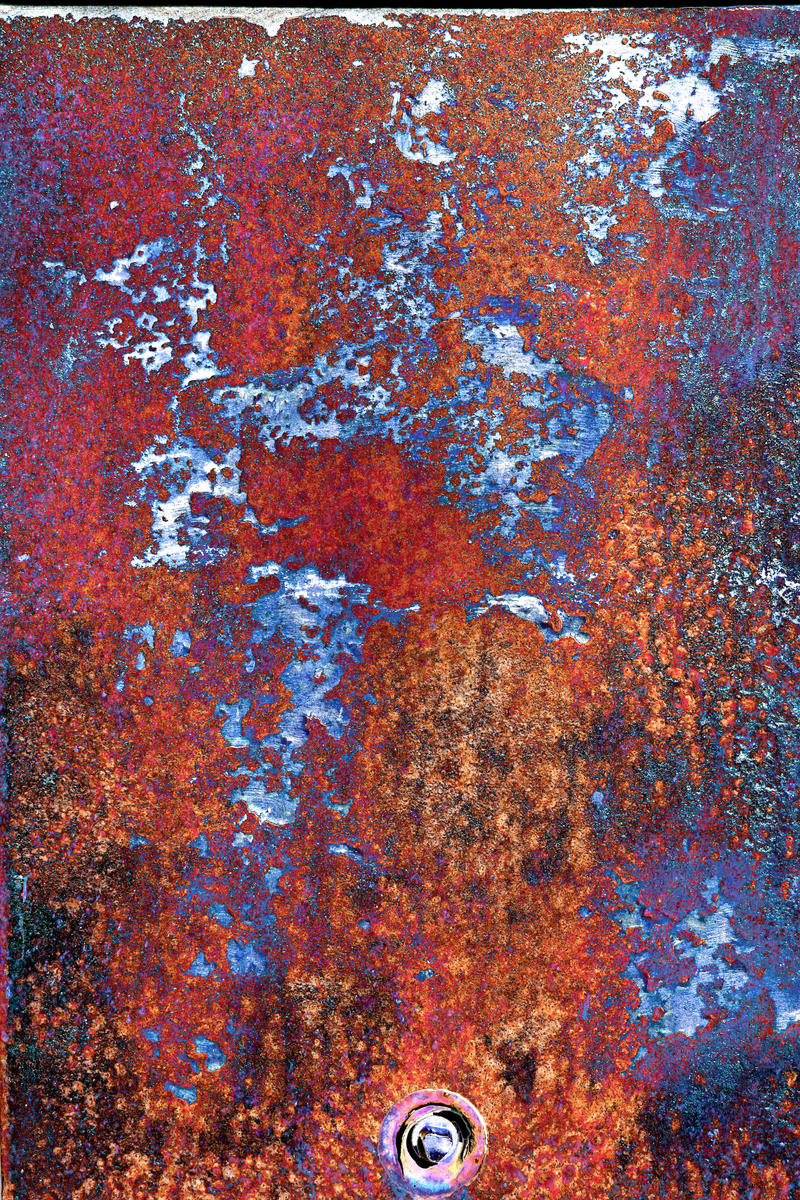 Solarised Rust Sample Stock Texture