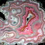Agate Mineral Geode Slice Stock Rose Quartz Rehue