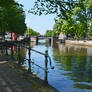 Amsterdam Canal Near Hortus Botanical Gardens