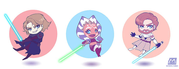 The Clone Wars chibis