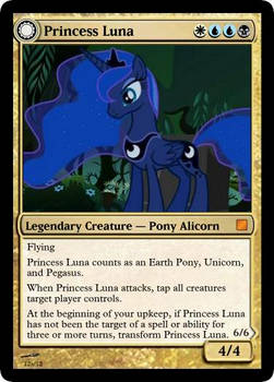 Princess Luna Magic Card