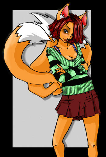 Fox Girl 2 by rinabeena on DeviantArt