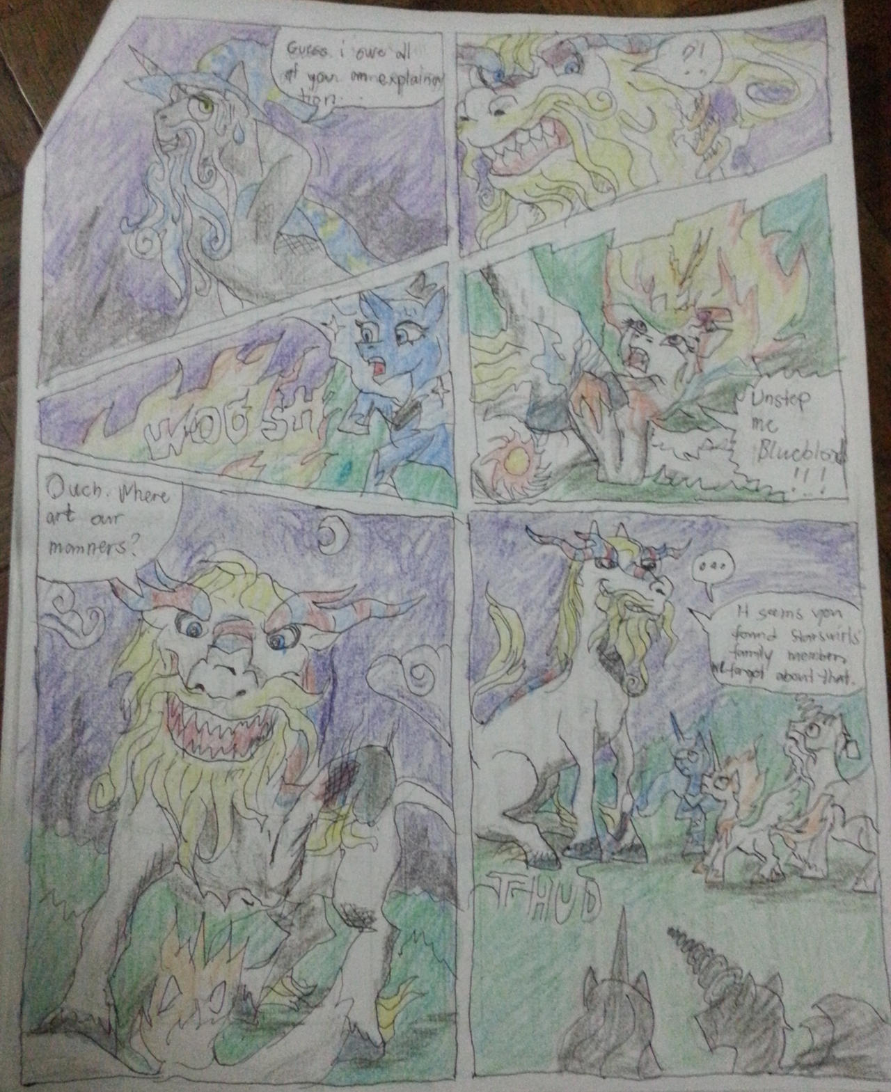 mlp tales of Regal sisters chap3 pg1 by dragon0693