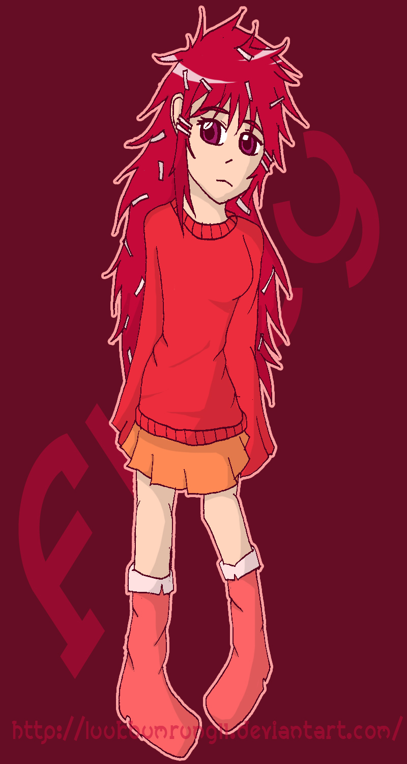 HTF_Flaky as human by DUZKhere on DeviantArt