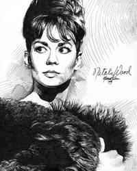 Natalie Wood 1 black ink HD