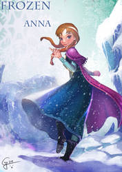 FROZEN - Anna (fanart)