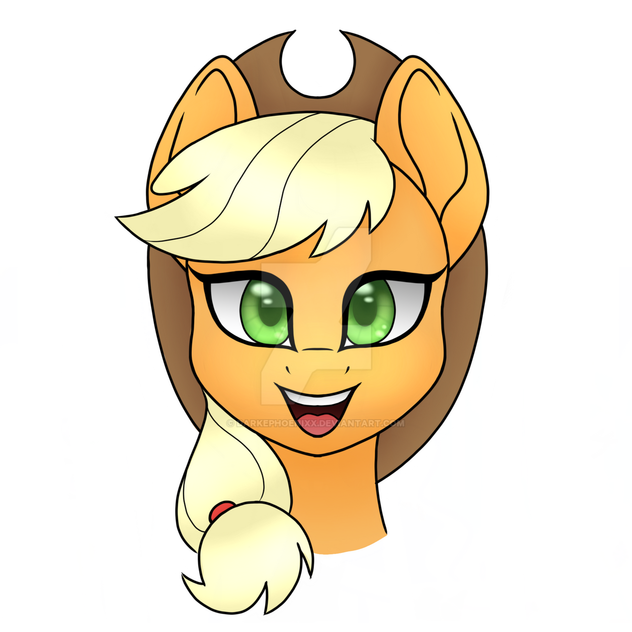 Applejack Sticker! by DarkePhoenixx on DeviantArt