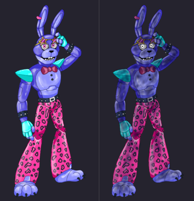 Slight Glamrock Bonnie Fix by BlueBearStudios07 on DeviantArt