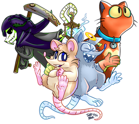 MAD RAT DEAD Guardian AU Main Cast