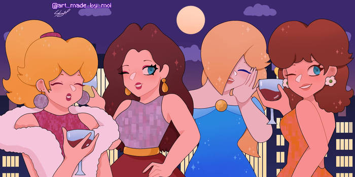 Happy new year from the Mario girls