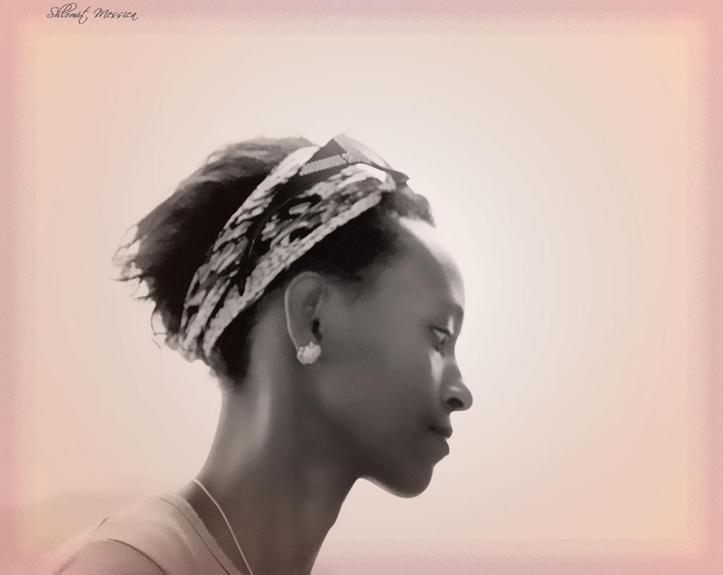 Profile in sepia