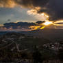 Sunset and clouds