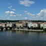 View to the Vltava river,Prague