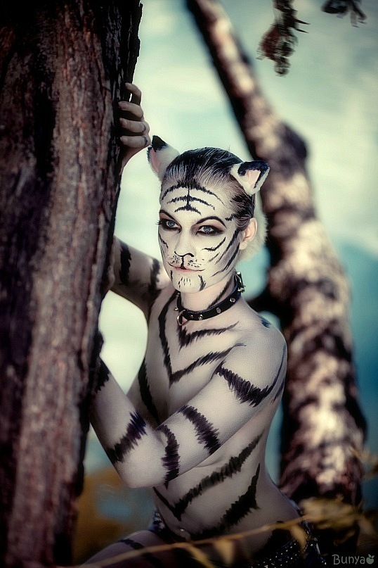 White tigress