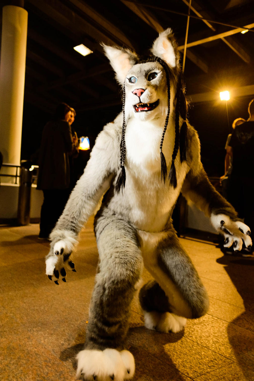 Zen (Joshua Tiger) in his new fursuit