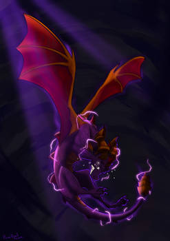 Dark Spyro Fanart