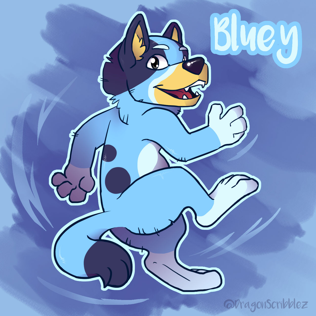 Bluey Adventure Deviantart Bluey Art by DragonScribblez on DeviantArt