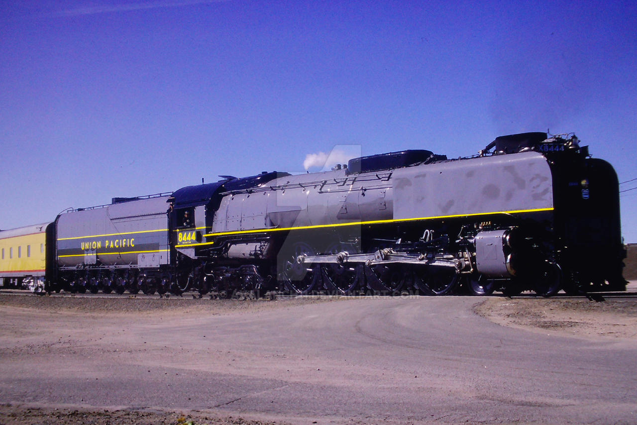 Union Pacific Header Union Pacific 4-8-4 8444 Steam Locomotive by Avalanch11 on DeviantArt