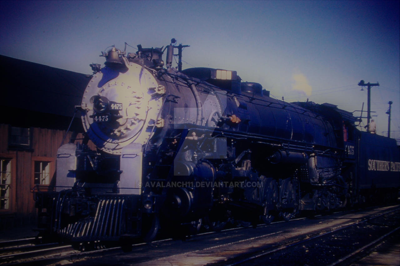Southern Pacific 4-8-4 4475 Steam Locomotive by Avalanch11 on DeviantArt