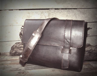 Handmade Leather Messenger bag