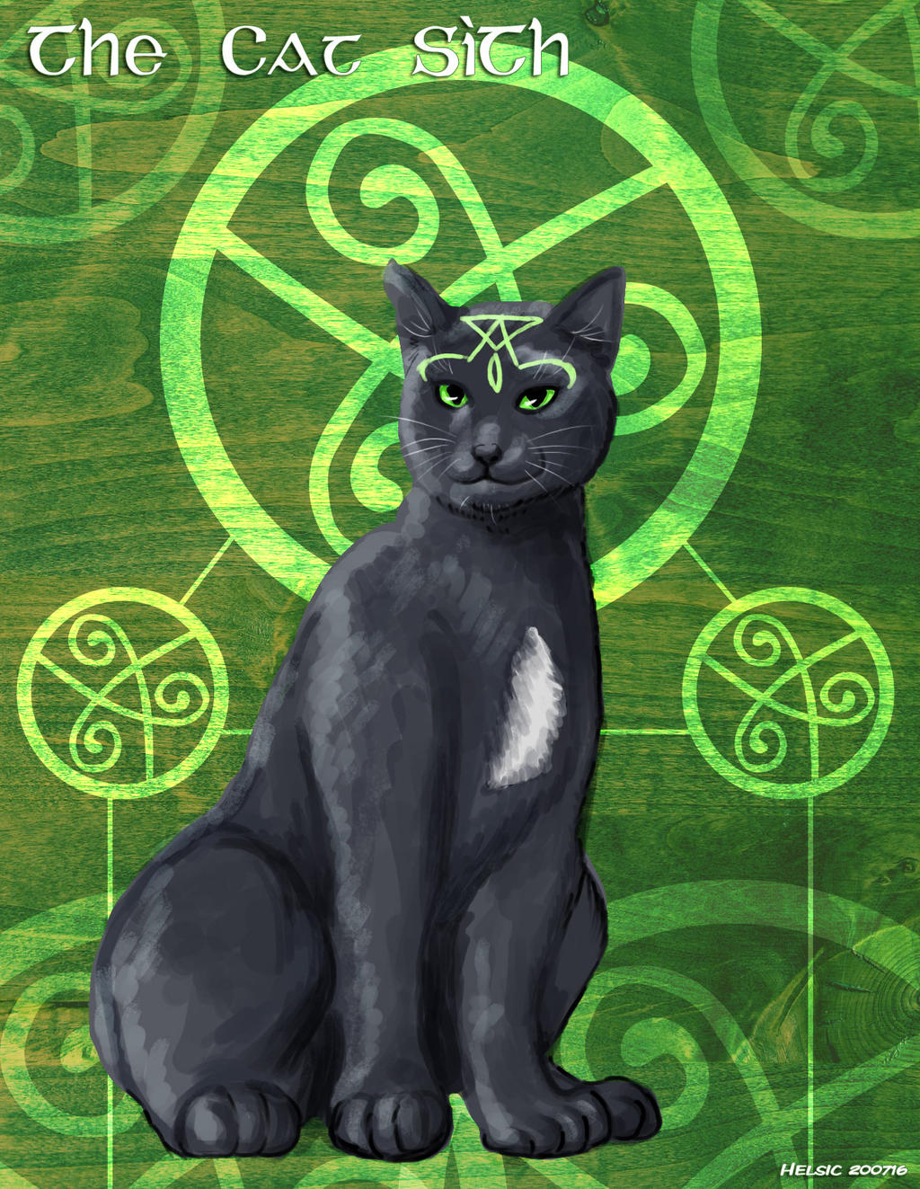 Cat Sith (Mythical cats series )