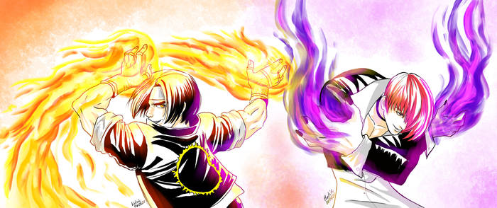 Iori and kyo's fire