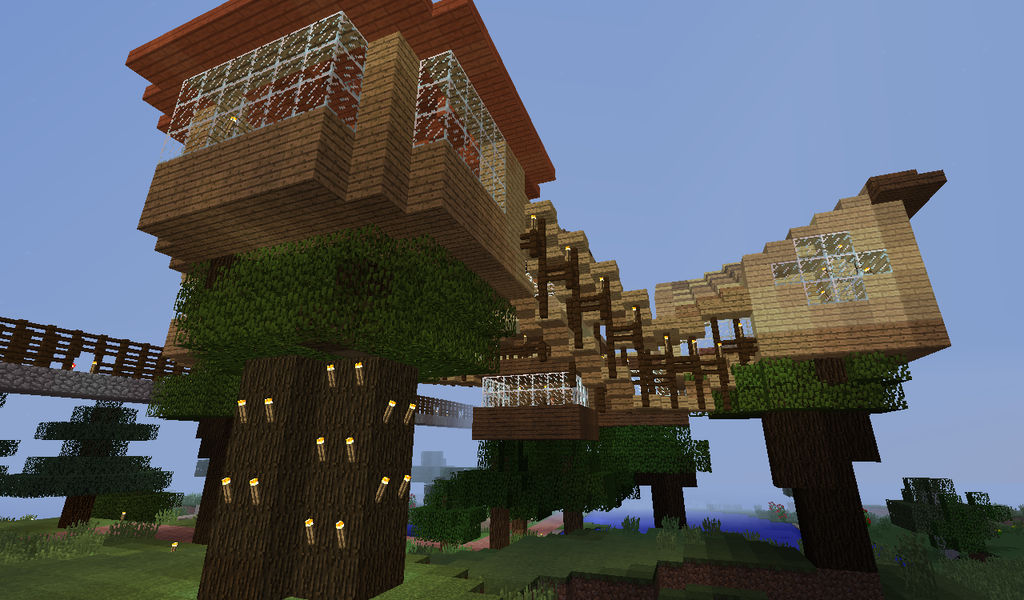 Treehouse Exterior: Part 1 of 3 by AGirlWithDreams96 on DeviantArt