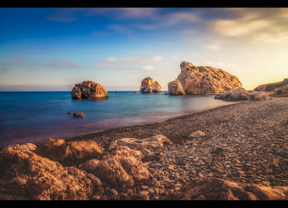 The Rock of Aphrodite III (Golden Hour)