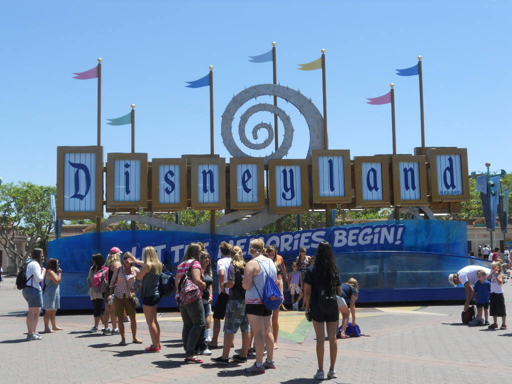 Disneyland sign - day