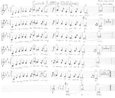 Come Little Children sheet music